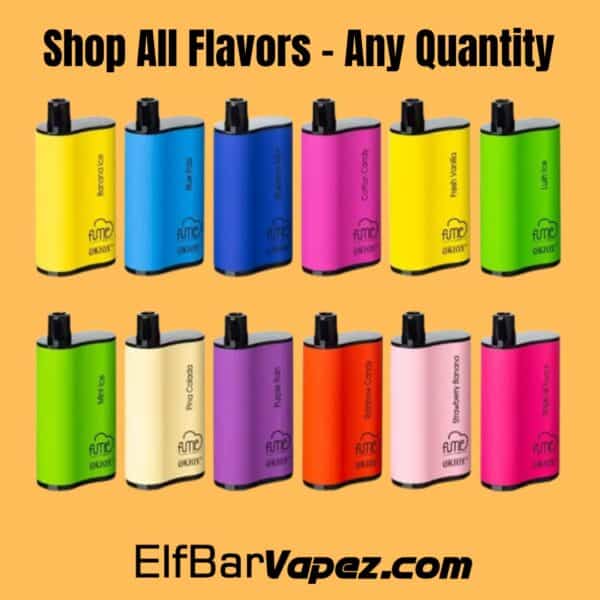 Fume Infinity 3500 Disposable Vape All flavors