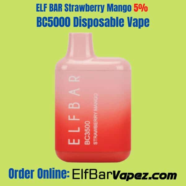 ELF BAR Strawberry Mango 5% BC5000 Disposable Vape