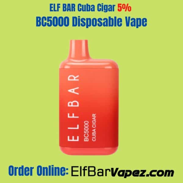 ELF BAR Cuba Cigar BC5000 Disposable Vape