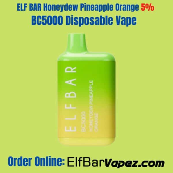 ELF BAR Honeydew Pineapple Orange BC5000 Disposable Vape