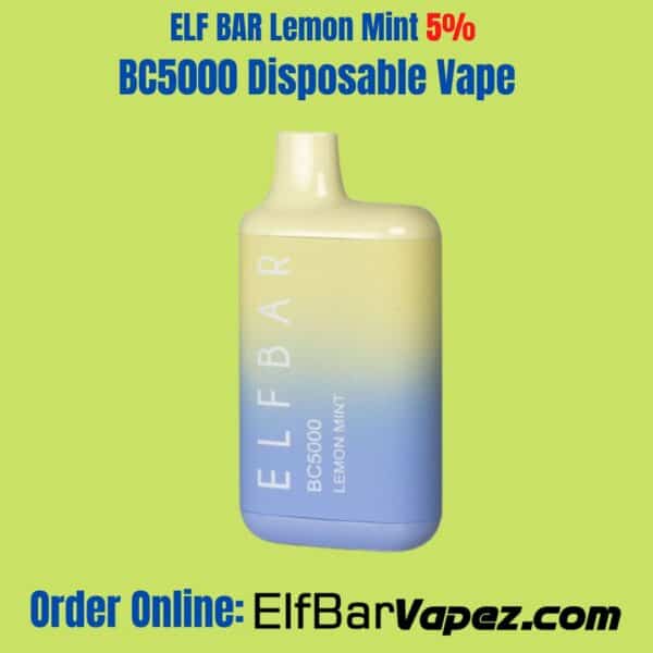 ELF BAR Lemon Mint BC5000 Disposable Vape