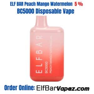 ELF BAR Peach Mango Watermelon 5 % BC5000 Disposable Vape