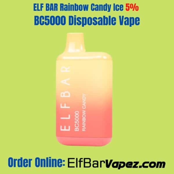 ELF BAR Rainbow Candy Ice BC5000 Disposable Vape