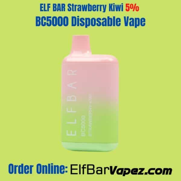 ELF BAR Strawberry Kiwi 5% BC5000 Disposable Vape