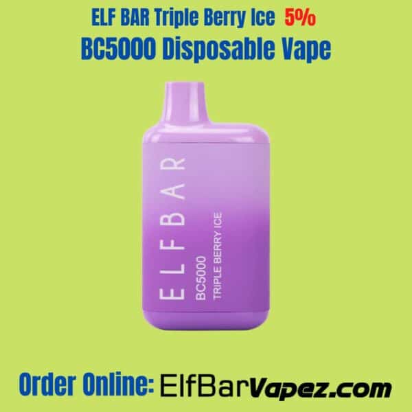 ELF BAR Triple Berry Ice 5% BC5000 Disposable Vape