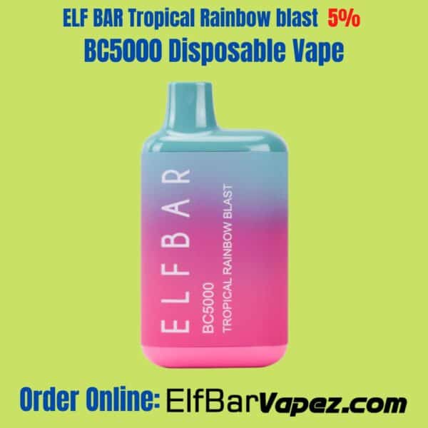 ELF BAR Tropical Rainbow blast BC5000 Disposable Vape