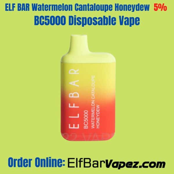 ELF BAR Watermelon Cantaloupe Honeydew BC5000 Disposable Vape