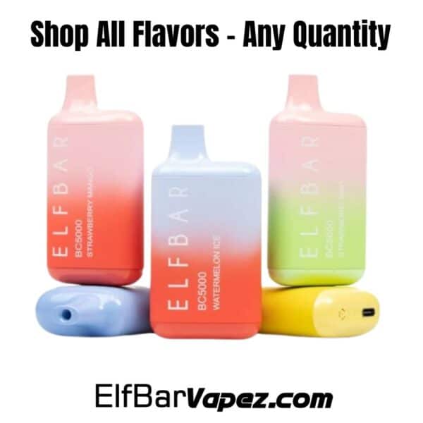 Elf Bar Disposable vape BC5000 All flavors