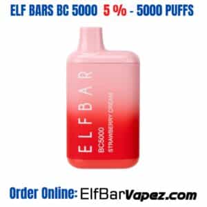Elf Bar Strawberry Cream Disposable Vape