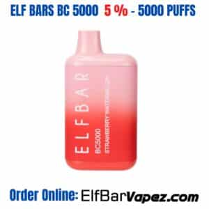 Elf Bar Vape Strawberry Watermelon BC5000 Disposable Vape