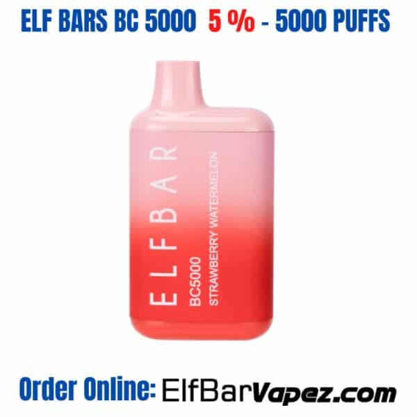 Elf Bar Vape Strawberry Watermelon BC5000 Disposable Vape