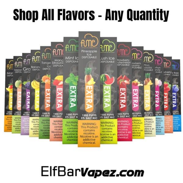 Fume extra disposable vape All flavors