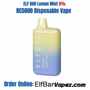Lemon Mint ELF BAR 5% BC5000 Disposable Vape