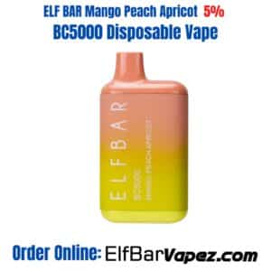 Mango Peach Apricot ELF BAR BC5000 Disposable Vape