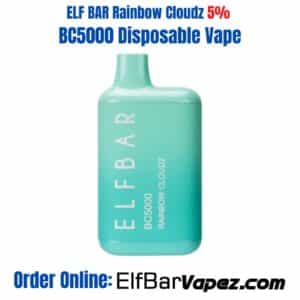 Rainbow Cloudz ELF BAR 5% BC5000 Disposable Vape