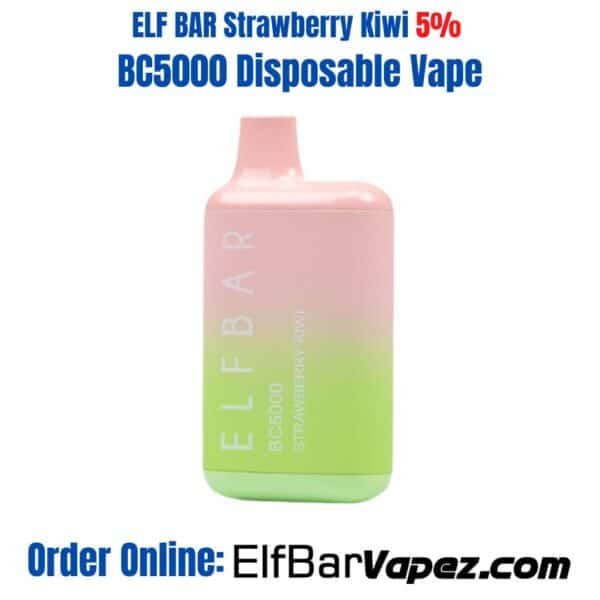 Strawberry Kiwi ELF BAR BC5000 Disposable Vape