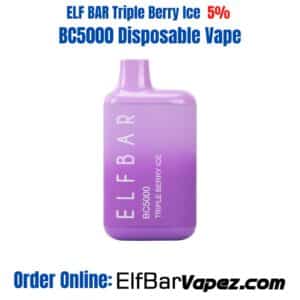 Triple Berry Ice ELF BAR BC5000 Disposable Vape