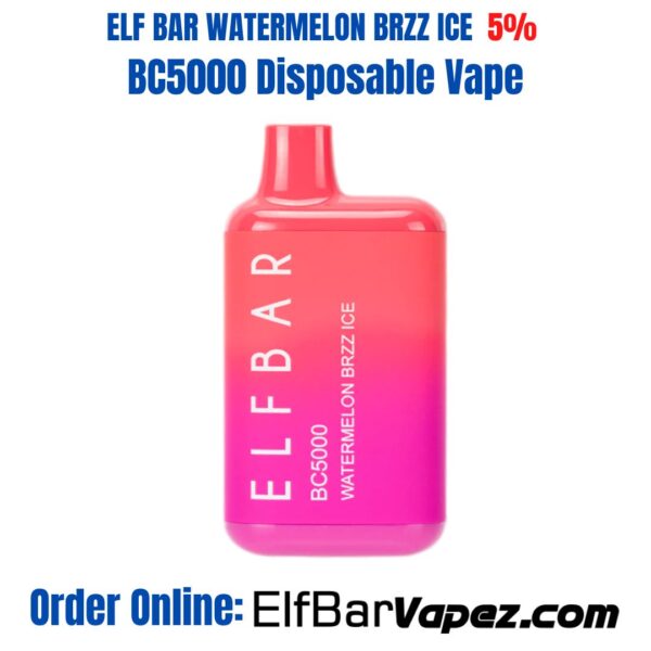 WATERMELON BRZZ ICE ELF BAR BC5000 Disposable Vape