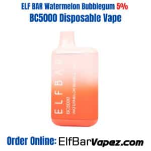 Watermelon Bubblegum ELF BAR BC5000 Disposable Vape