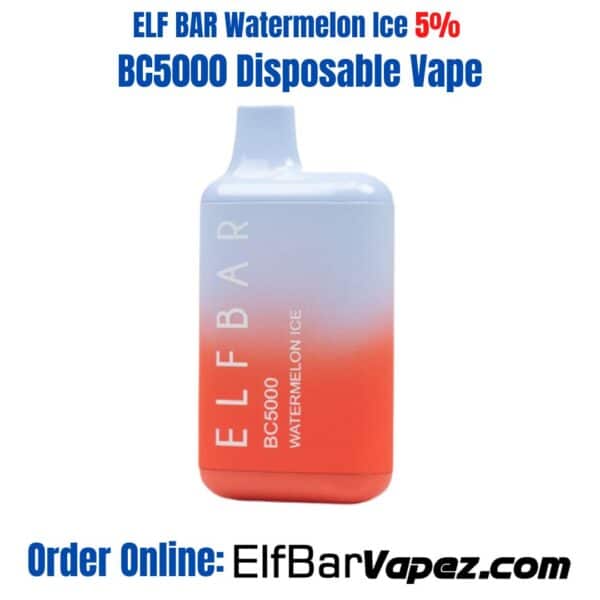 Watermelon Ice ELF BAR 5% BC5000 Disposable Vape