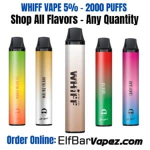 Whiff Disposable Vape 2000 Puffs