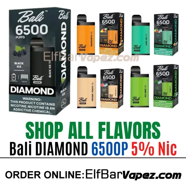 Bali Diamond Disposable Vape 6500 Puffs