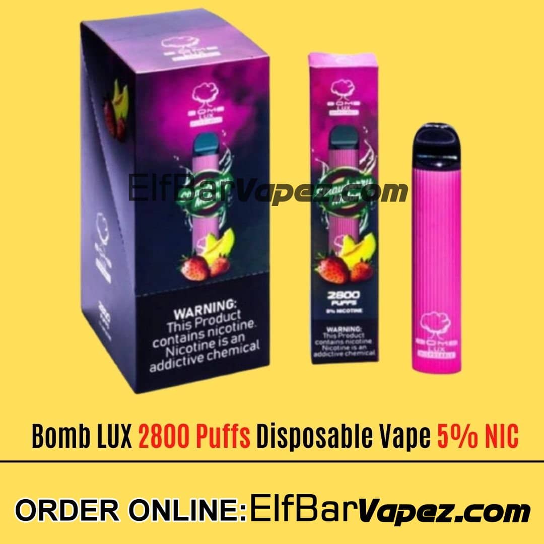 Bomb LUX 2800 Puffs Disposable Vape - Strawberry Melon