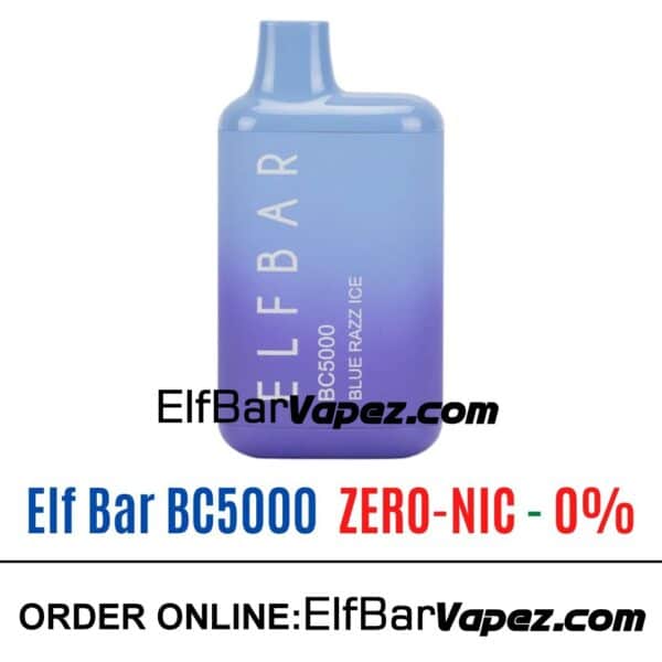 Elf Bar BC5000 ZERO - Blue Razz Ice