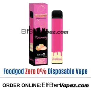 Foodgod Zero 0% Disposable Vape - Pineberry