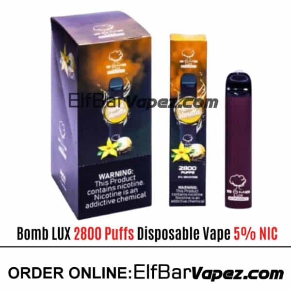 Fresh Vanilla - Bomb LUX Vape