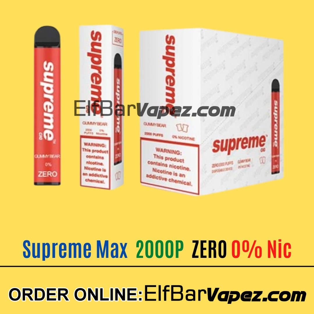 Gummy Bear - Supreme Max Zero 0% Nicotine
