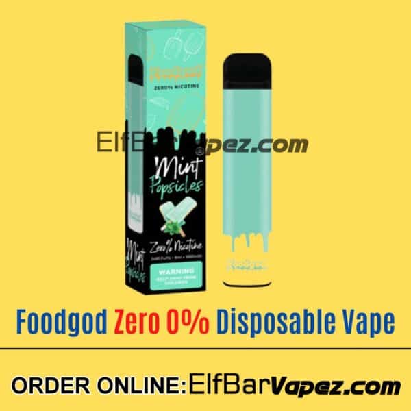 Mint Popsicles - Foodgod Zero 0% Disposable Vape