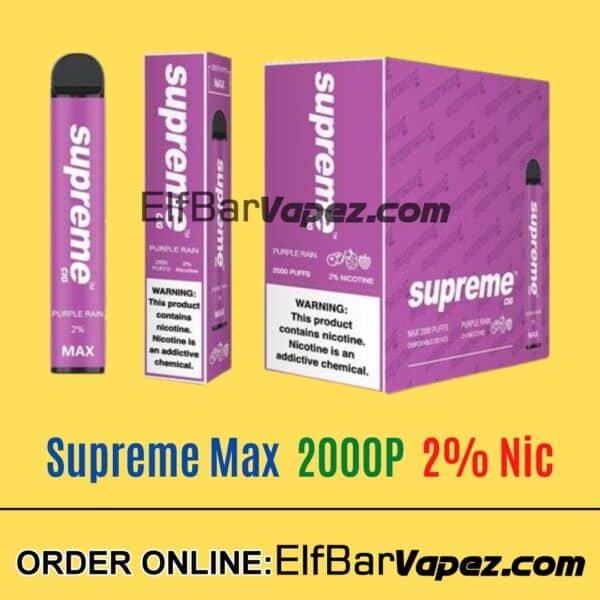 Purple rain - Supreme Max 2% Vape