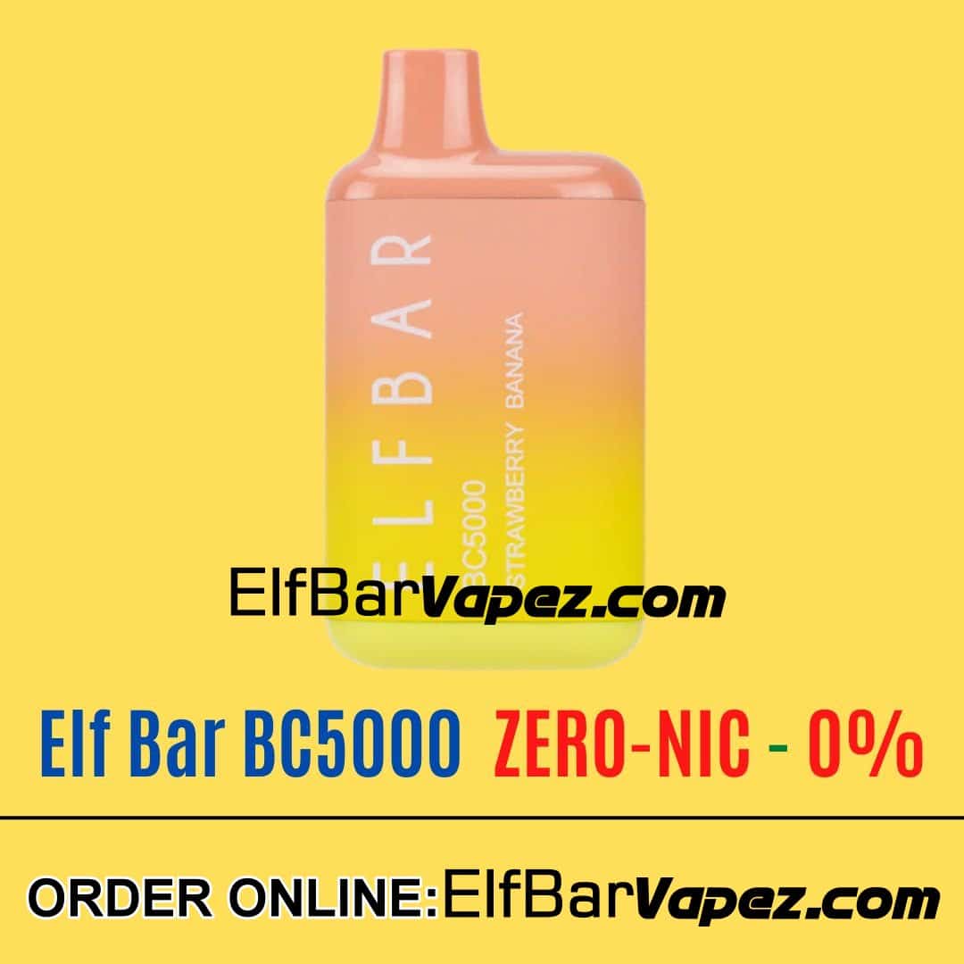 Strawberry Banana - Elf Bar BC5000 ZERO