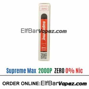 Supreme Max 0% Zero Nicotine - Lush Ice