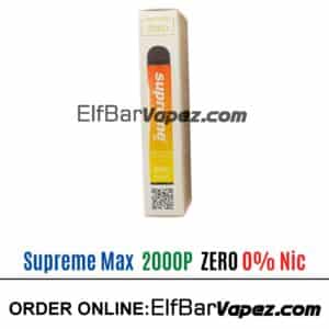 Supreme Max 0% Zero Nicotine - Peach Mango Watermelon