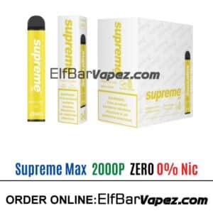 Supreme Max 0% Zero Nicotine - Pina Colada