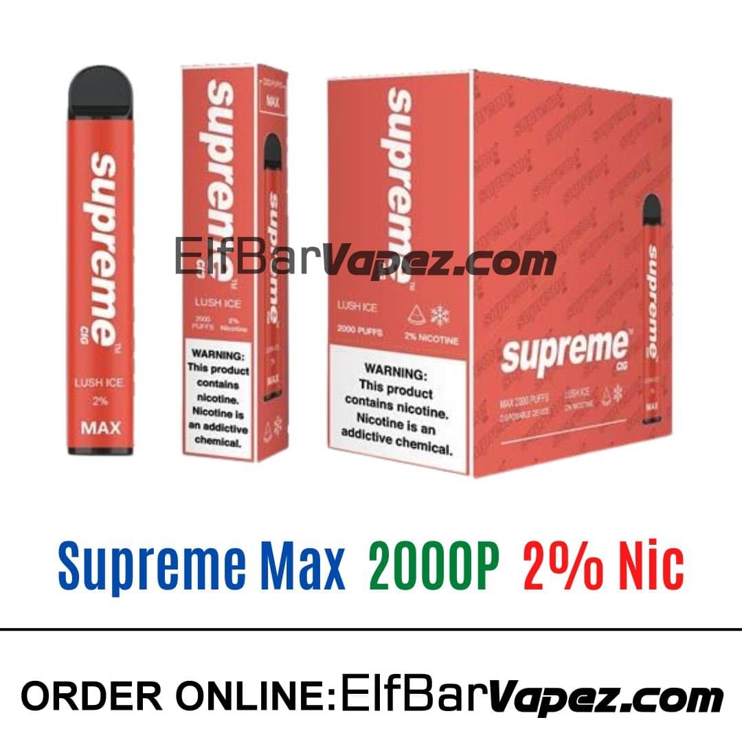 Supreme Max 2% Vape - Lush ice