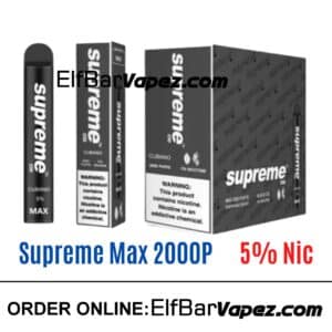 Supreme Max 5% Vape - Cubano