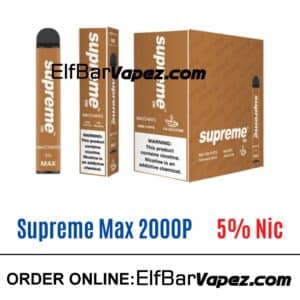 Supreme Max 5% Vape - Macchiato