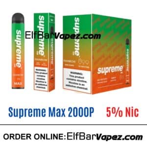 Supreme Max 5% Vape - Rainbow