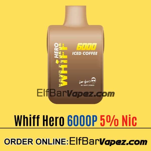 Whiff Hero Disposable Vape - Iced Coffee