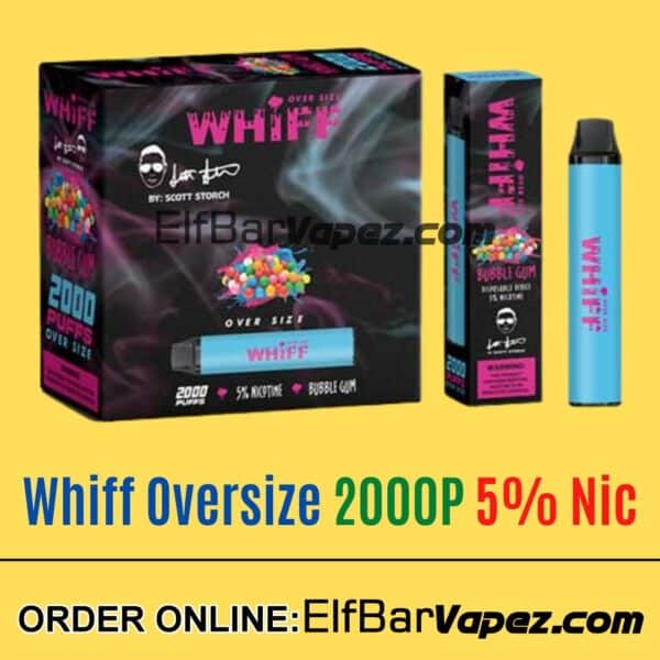 Whiff OverSize Vape - Bubblegum