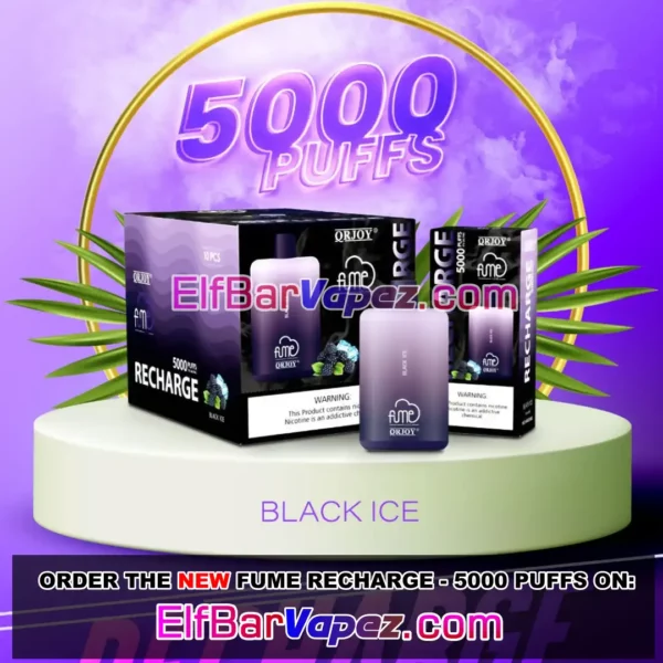 Black Ice Fume Recharge Disposable Vape