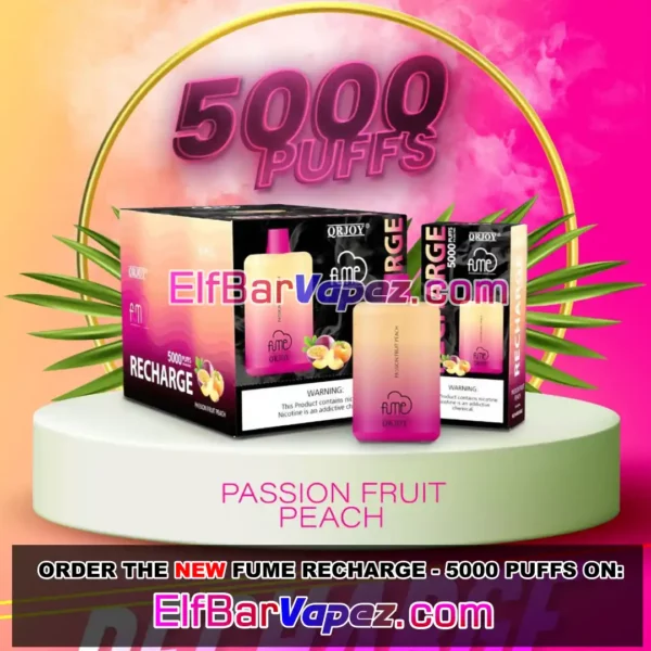 Fume Recharge 5000 Puffs - Passion Fruit Peach