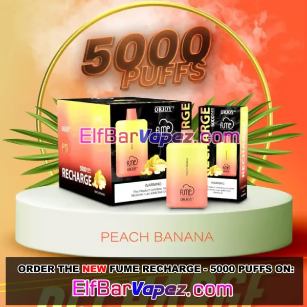Fume Recharge 5000 Puffs - Peach Banana